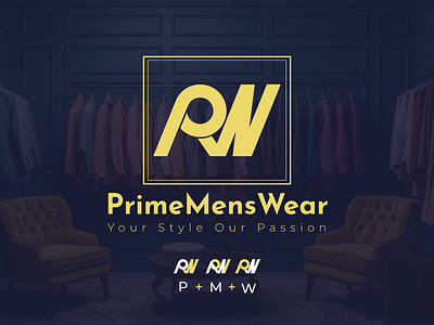 Prime Mens Wear logo design design