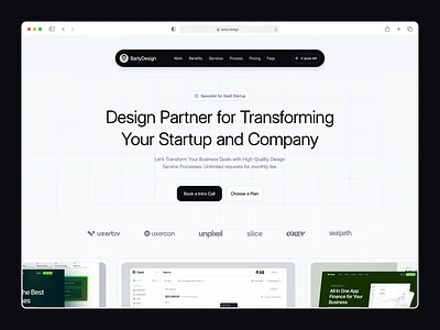 Barly Design - Website animation barly clean design designer interaction motion graphics ui uidesign ux uxdesign uxerflow web web design website