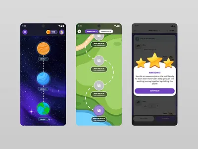 LearningRoom - English Learning Platform application english learning platform game design game ui design gui kids apps level design mobile apps ui design uiux design ux design