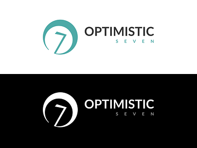 Optimistic Seven branding graphic design logo