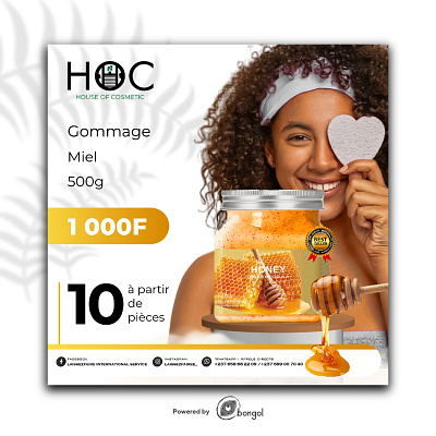 Flyers HOC branding cosmetic flyer graphic design