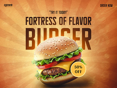 Burger Food Advertisement Poster ad advertisements burger design food burger food poster graphic design graphics designer photoshop