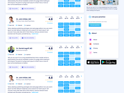 Medical Dashboard (Screen 3) emed app ux ui medical dashboard web app ux ui