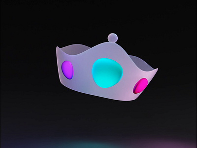 3D Crown 👑 3d animation motion graphics