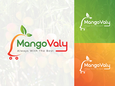 Mango Valy logo design design mango mango logo mango logo design