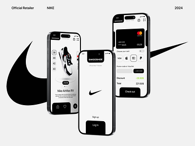 Ecommerce mobile app 3d animation app design branding design figma graphic design illustration logo mobile motion graphics nike ui ux vector