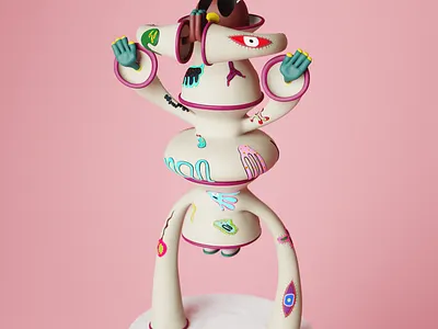 Birds 3d art collectable graphic design sculpture