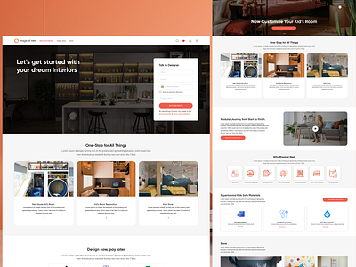 Furniture Website branding color theory figma logo typography ui user interface