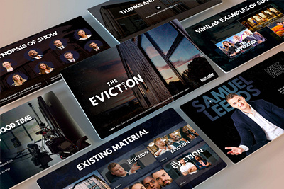 The Eviction Film Pitch Deck Design creative presentation creative presentation design design film presentation movie pitch deck movie presentation pitch deck