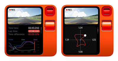 Rabbit R1 "Racing bunny" concept ai automotive branding design drive graphic design ui ux