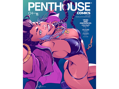 Reviving Icons X PJ Kaiowa characters cover art editorial erotic