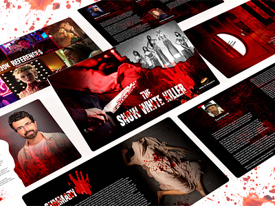 The Snow White Killer Movie Pitch Deck creative movie pitch deck creative presentation murder film deck pitch deck pitch deck design presentation presentation design thriller pitch deck