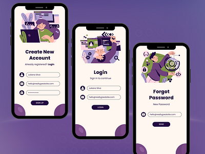 Illustration design illustration ui ux