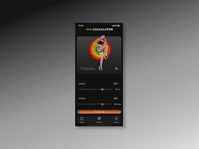 BMI Calculator branding daily ui daily ui challange graphic design ui ux