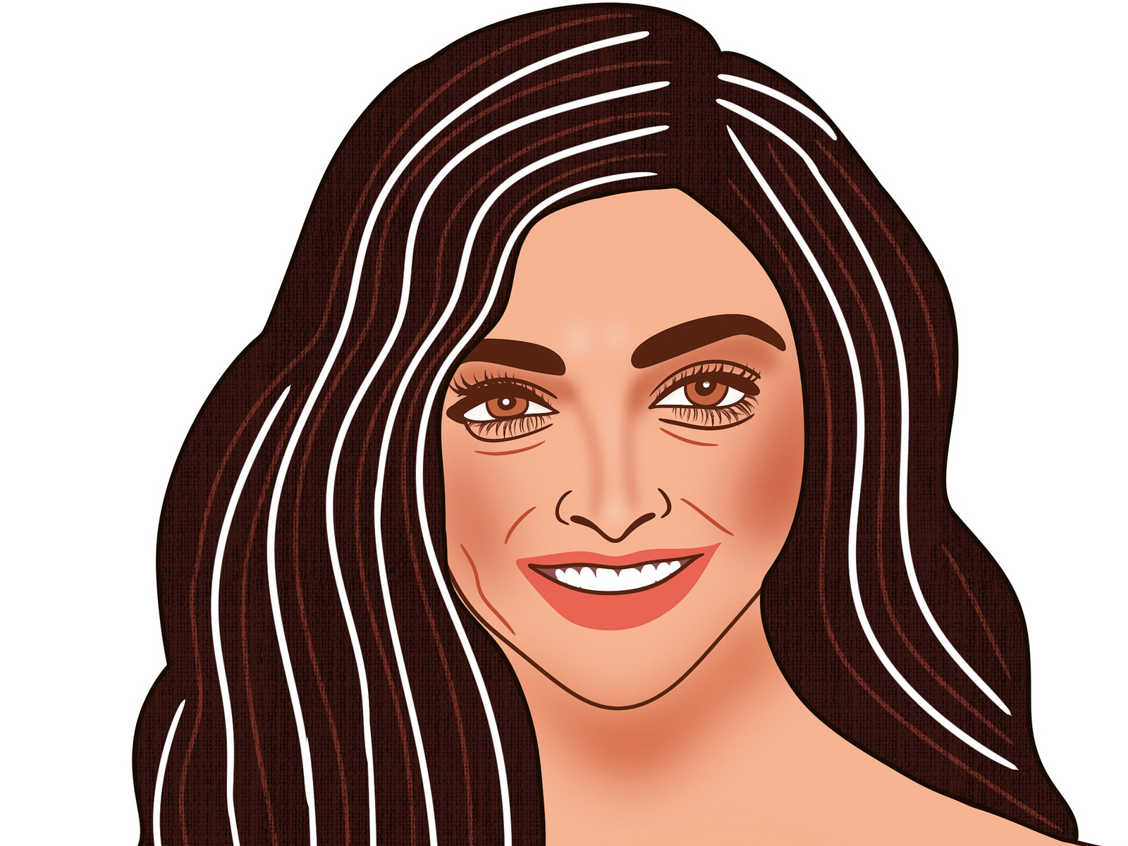 Bollywood celebrities illustrations (female) by Ayman Zahid ( Available ...