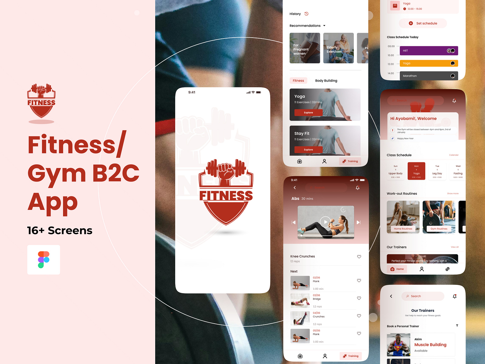 GYM B2C App by Olorunfemi ayobami on Dribbble