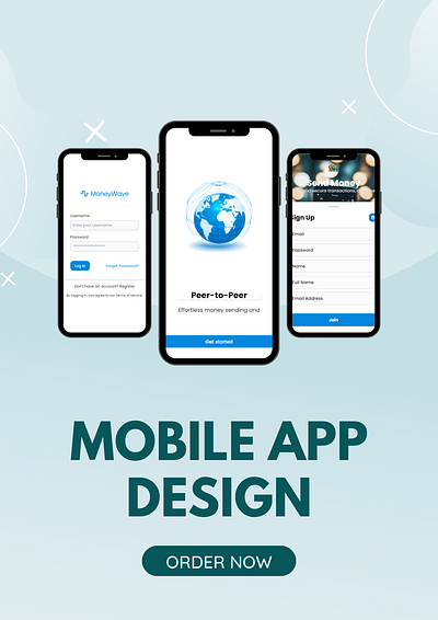 Seamless Money Sending Mobile App UI Design graphic design ui