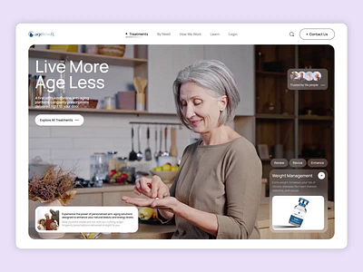 Ageless RX - Shopify Website Design diagnosis doctor health health product healthcare landing page healthcare website landing page longevity medical consultation medical consulting website medicaments medicine prescription medicine shopify website telehealth telemedicine therapy treatment ui ux web design