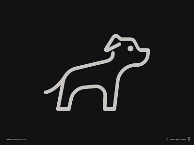 Dog Concept branding business design dog identity illustration logo mark minimal modern samadaraginige simple