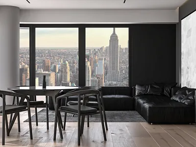 Studio Apartment Design & Visualization 3d animation apartment branding design designer illustration interior interiordesign studio ui uk visual visualization