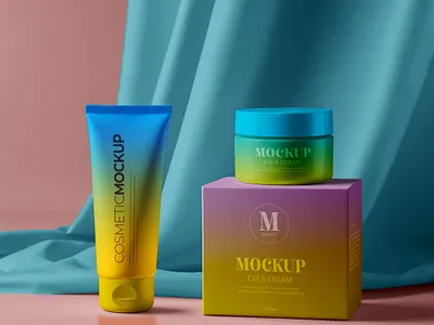 Free Cosmetic Mockup PSD cosmetic free free mockup freebies mockup mockup design mockup psd psd psd mockup
