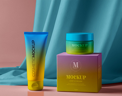 Free Cosmetic Mockup PSD cosmetic free free mockup freebies mockup mockup design mockup psd psd psd mockup