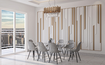 Modern Dining Room | Interior Design 3d animation branding design dining diningroom exteroir graphic design interior interiordesign logo motion graphics ui