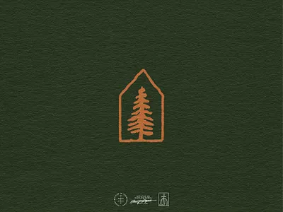 Haven Haus Badge Logo brand design brand identity brand mark branding branding design hand drawn handdrawn house identity design logo logo design minimal minimalist logo minimalistic pictorial mark retro simple tree vintage visual identity