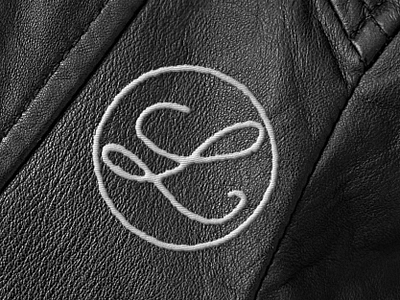 Laughlin Leather Co. Embroidery Mockup badge brand design brand identity branding branding design emblem embroidery hand drawn identity design logo logo design minimal minimalist logo mockup monogram monogram logo simple typography vintage visual identity