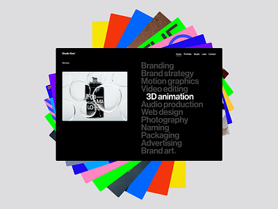 Studio Size — Website Redesign animation art direction branding design graphic design layout typography ui ux website