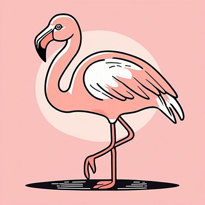 Kawaii-Flamingo