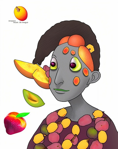 Whimsical-Fruit-Potrait