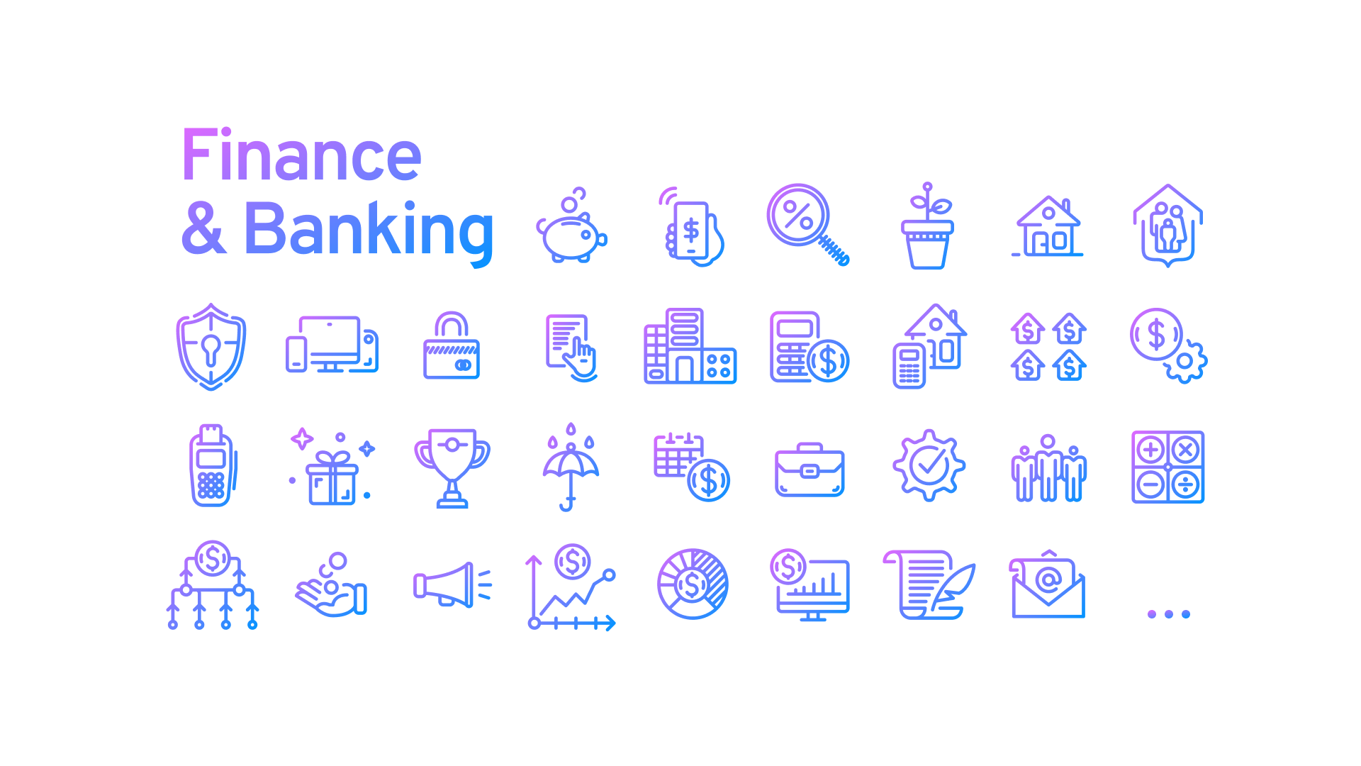 Finance & Banking Icons banking borrowing power card customer finance freebies icon insurance invest loan loyalty mortgage payment rewards savings security transaction
