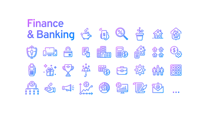 Finance & Banking Icons banking borrowing power card customer finance freebies icon insurance invest loan loyalty mortgage payment rewards savings security transaction