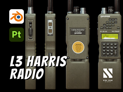 L3Harris Radio 3d