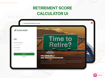 Score Calculator App - Finance calculator product ui ux website xd