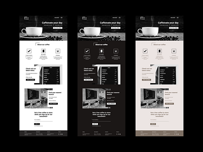 COFFEE CORNER - NEUTRAL COLOR CHALLENGE design typography ui ui design ux website design