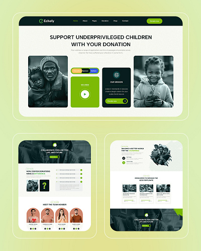 Echofy Non Profit Charity WordPress Theme volunteer