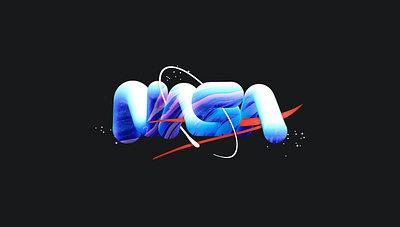 NASA {Play with logo} branding design graphic design illustration lettering logo nasa type typography vector