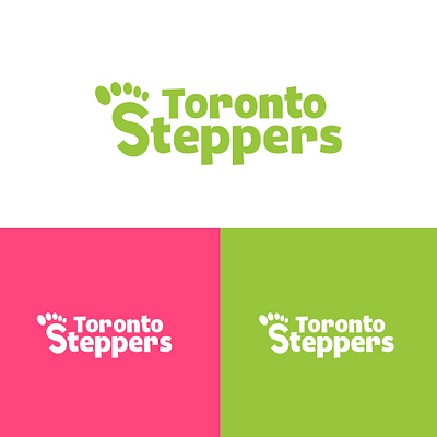 Toronto Steppers Dance brand branding dance design foot identity logo modern step