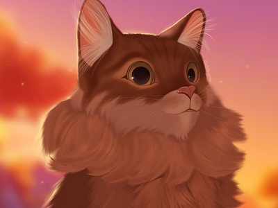 Digital Artwork: Cat artist digital art digital illustration illustration procreate