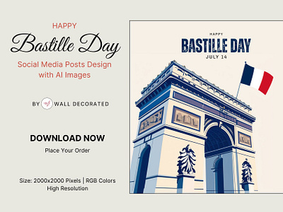 20 Bastille Day Images for download Wallpapers by walldecorated 14 july card day france happy bastille day instagram paris revolution social media post