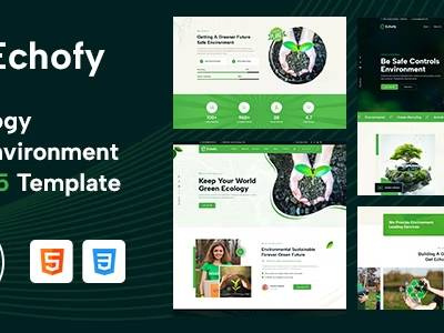 Echofy – Environment, Ecology & Solar Energy HTML5 Template renewable energy