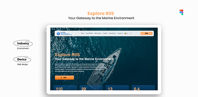 Gateway to the marine environment environment figma ui designer ux designer webdesign