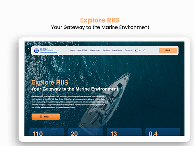 Gateway to the marine environment environment figma ui designer ux designer webdesign