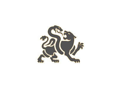 [ SELL ] Snake & Tiger branding design emblem illustration line art logo mascot minimalist monogram retro simple snake tattoo tiger trademark vintage