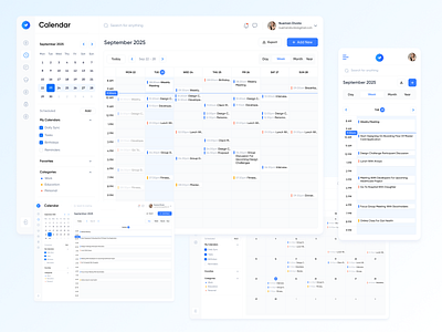 Sleek and Functional Calendar UI Design appdesign calendarui cleandesign color dailyui designinspiration dribbble minimalism productivity responsivedesign schedule taskmanagement ui uidesign ux uxdesign