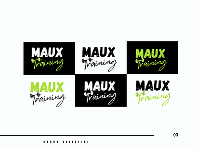 Fitness Logo Identity Design brand logo design fit logo design ideas fitness brand fitness brand design fitness creative agency fitness identity design fitness logo design fitness logo inspirations logo design logo design fitness maux logo maux training logo maux training logo design training logo