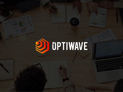Optiwave - Logo design brand brand design branding design graphic design illustrator kauxtick logo logo design mark visual identity