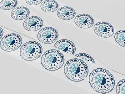 AL Climatisation - Stickers autocollant impression print stickers